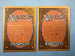 MTG Intl Edition Stasis and Will o Wisp! 1995 Vintage Magic! Unplayed! - Image 2