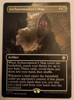 Archaeomancer's Map (Borderless) Commander: the Lost Caverns of Ixalan Regular + - Image 1