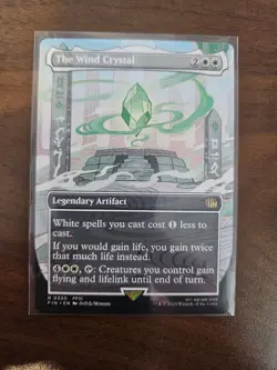 MTG - The Wind Crystal (Borderless) Final Fantasy Regular R#0330 - Image 1