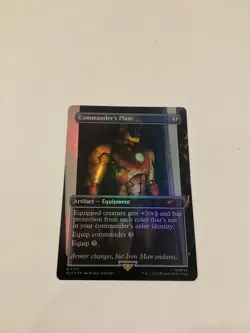 Commander Plate 1733 Rainbow Foil Secret Lair Marvel Iron Man Mtg - Image 1