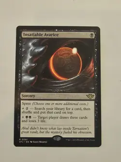 Insatiable Avarice Outlaws of Thunder Junction Regular Rare - Image 1