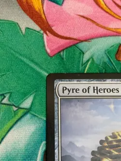 C970 MAGIC THE GATHERING PYRE OF HEROES #241 KALDHEIM NM-LP MTG RARE - Image 3