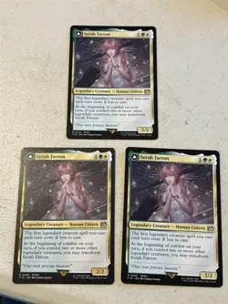 3 x mtg Serah Farron / Crystallized Serah, Final Fantasy XIII, unplayed - Image 1
