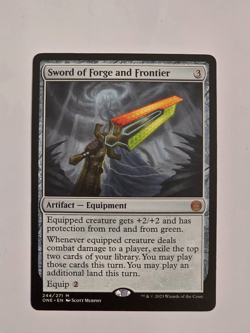 Sword of Forge and Frontier - M244 Reg - Phyrexia: All Will Be One - MTG - NM - Image 1