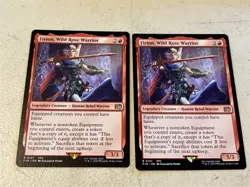 2 x mtg Firion Wild Rose Warrior, Final Fantasy, unplayed - Image 1