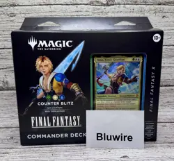 MTG Magic The Gathering Final Fantasy X Commander Deck - Counter Blitz - IN HAND - Image 1