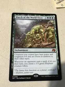 mtg March of the World Ooze, Aetherdrift, unplayed - Image 1