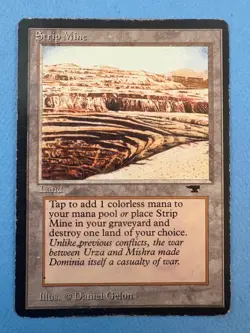 MTG Antiquities Edition, Strip Mine! 1994 Vintage Magic! - Image 1