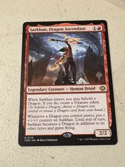 mtg promo pack Sarkhan Dragon Ascendant, Tarkir Dragonstorm, unplayed - Image 1