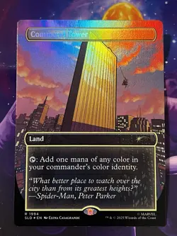 MTG | Command Tower (1994) [Secret Lair Spiderman] ✨FOIL✨ - Image 1