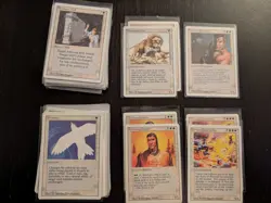 REVISED * White Lot of 197: Balance, Serra Angel, Wrath of God * Mostly NM * MtG - Image 1