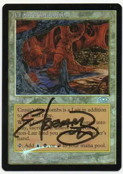 MTG M:tG PLANESHIFT Crosis’s Catacombs FOIL - SIGNED by Edward P. Beard, Jr.! - Image 1