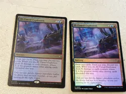 2 x mtg foil Ill-Timed Explosion, Murders at Karlov Manor, unplayed - Image 1
