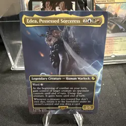 Edea, Possessed Sorceress (Borderless) - Commander: FINAL FANTASY (FIC) - Image 1