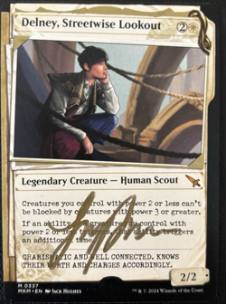 Delney, Streetwise Lookout Artist Proof Signed Sketched Karlov Manor MKM MTG - Image 1