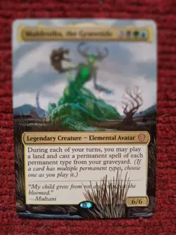 Muldrotha, the Gravetide MTG Lorwyn Eclipsed Commander Hand Painted Altered Art - Image 2