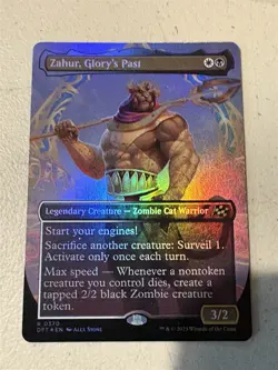mtg borderless foil Zahur Glory's Past, Aetherdrift, unplayed - Image 1
