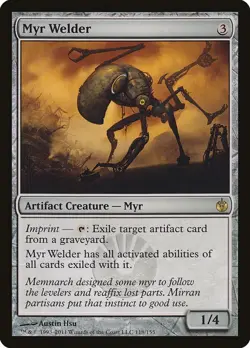MTG Lightly Played Myr Welder - [Mirrodin Besieged - Image 1