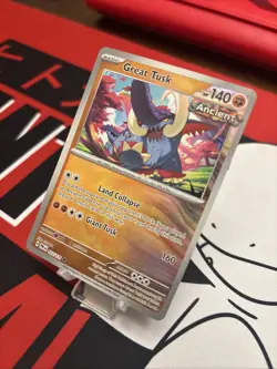 Pokemon TCG Great Tusk Master Ball 055/131 Prismatic Evolutions Uncommon NM - Image 3