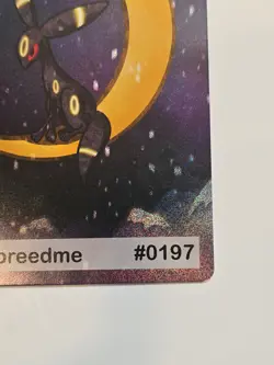 Umbreon (ummbreedme) #197 Set Hit Holo Gen 2 Pookiemoot Fan Art - Pokemon 0197 - Image 4