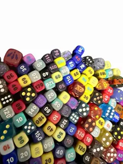 Pokemon TCG 225 Dice Set EX Dice, Damage Counter Dice D&D Assortment Huge - Image 3