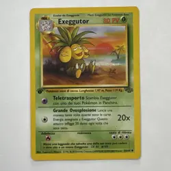 Italian Pokemon TCG Exeggutor 35/64 1st Edition Jungle LP dd - Image 1