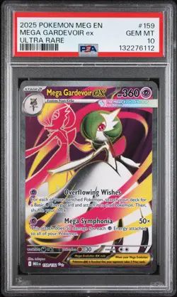 Mega Gardevoir ex PSA 10 Gem Mint 159 Ultra Rare Mega Evolution 2025 Pokemon - Image 1