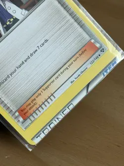 Professor Sycamore 122/146 XY MISPRINT MISCUT ERROR with Alignment Dot Pokemon - Image 4