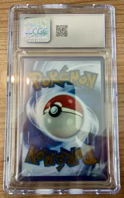 Pokemon TCG Mew Ex 205 HR [metal card] SV:151 UPC CGC Mint 9 - Image 2