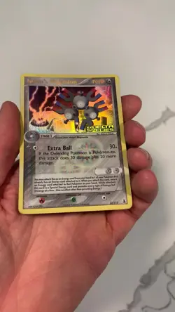 Pokemon TCG Holon's Magneton 22/113 EX Stamped Holo Delta Species - Image 2