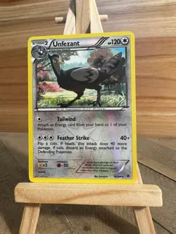 Pokemon Emerging Powers Reverse Holo Rare Unfezant #82/98 LP - Image 1