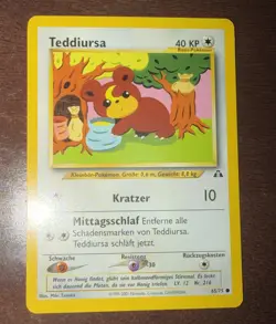 Teddiursa 65/75 Pokemon - Neo Discovery - German - Image 1