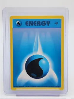 WATER ENERGY 1999 POKEMON BASE SET 1ST EDITION SHADOWLESS B 102/102 Q4490 - Image 1