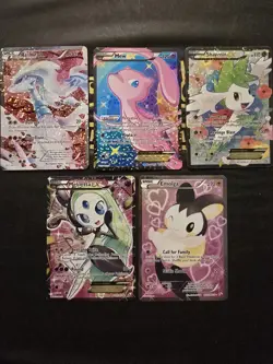 Pokemon Mew EX TCG Full Art Holo Ultra Rare Radiant Collection RC24/RC25 HP - Image 1