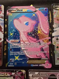 Pokemon Mew EX TCG Full Art Holo Ultra Rare Radiant Collection RC24/RC25 HP - Image 2