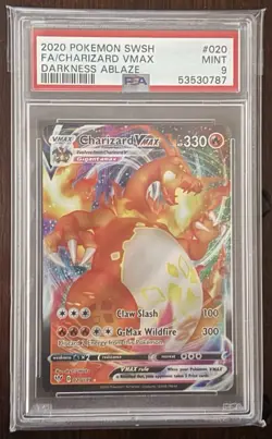 Charizard VMAX 20/189 Pokemon Darkness Ablaze - PSA 9 Mint - Image 1