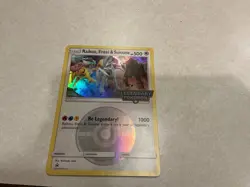 Raikou, Entei, Suicine 2018 Jumbo Holo Legendary Pokemon - Image 1