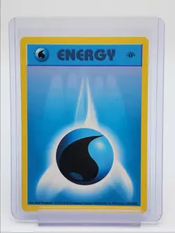 WATER ENERGY 1999 POKEMON BASE SET 1ST EDITION SHADOWLESS A 102/102 Q4490 - Image 1