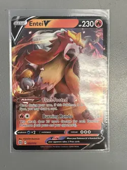 Pokemon TCG - Entei V Ultra Rare Holo - 022/172 - Brilliant Stars - Image 1