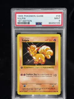 Vulpix #68 1st Edition Base Set 1999 Pokemon Game PSA 9 🔥 - Image 1
