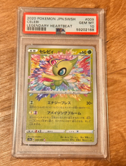 2020 Pokemon Celebi Amazing Rare Legendary Heartbeat PSA 10 Japanese - Image 1