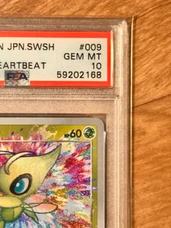 2020 Pokemon Celebi Amazing Rare Legendary Heartbeat PSA 10 Japanese - Image 5