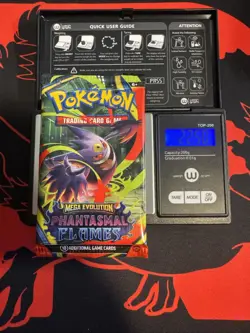 22.50g HEAVY - Pokemon TCG M&E - Phantasmal Flames - Booster Pack! Possible GOD - Image 1