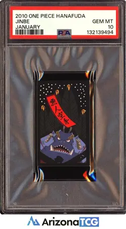 One Piece 2010 Jinbe January One Piece Hanafuda Japanese GEM MINT PSA 10 - Image 1