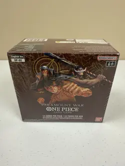 One Piece TCG Paramount War Booster Box [OP-02] [English] (NEW/ SEALED) - Image 1