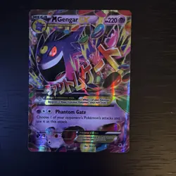 Pokemon TCG XY: Phantom Forces Mega M Gengar EX Holo Card 35/119 - Image 1