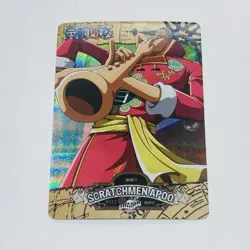 Scratchmen Apoo - One Piece Trading Card Game Holo Foil Prism Cool Art Tc8 - Image 1