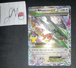 Pokemon TCG M Rayquaza EX Celebrations Classic Collection Holo Ultra Card 76/108 - Image 1