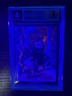 Dragonball Hand Drawn Sketch Art Card Signed Gohan Kyle Hebert 1of 1! Beckett - Image 3