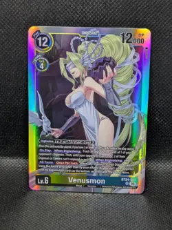 Digimon Card Game Venusmon BT24-040 Super Rare NM - Image 1